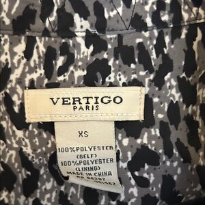 Vertigo Paris abstract print trench coat